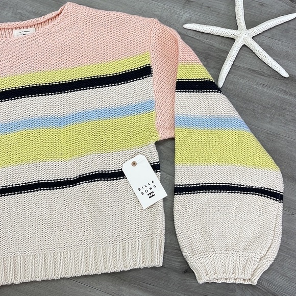 🔆BILLABONG🔆 SEEING STRIPES SWEATER - Picture 7 of 11